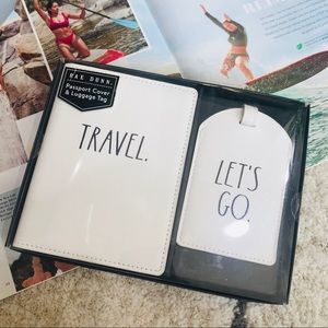 BRAND NEW Rae Dunn Travel Let’s Go Passport Cover